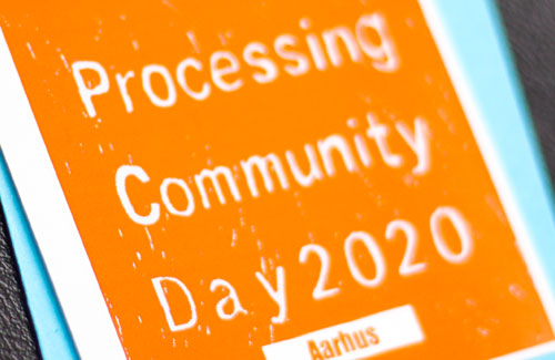 Processing Community Day @Aarhus 2019